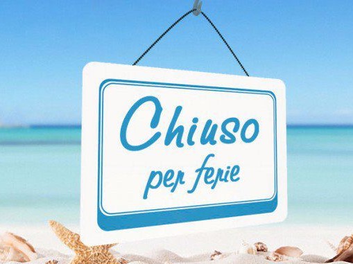 CHIUSURA PER FERIE ESTIVE ASP SPA