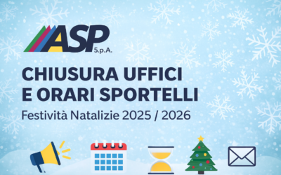 Chiusura Uffici Amministrativi e Variazione Orari Sportelli – Festività Natalizie 2025/2026