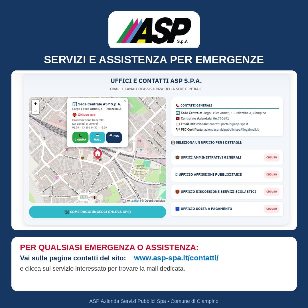 Slide 2 - Assistenza ed Emergenze Online